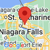Map of Niagara Falls, NY US